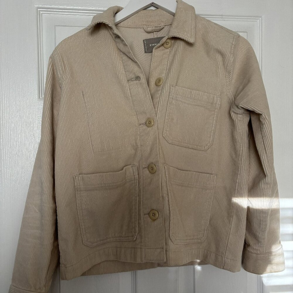 Everlane The Corduroy Chore Jacket XS Sandstone